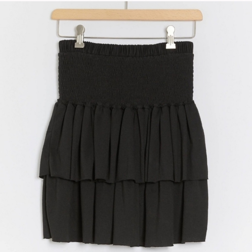 Smocked skirt